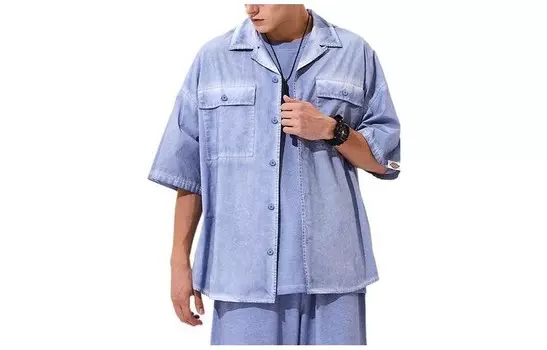 Рубашка мужская фиолетовая Dickies, фиолетовый