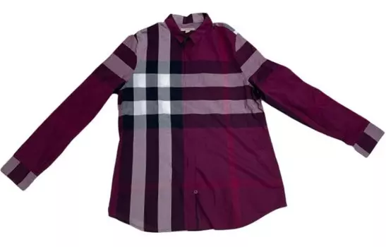 Рубашка мужская фуксия Burberry, фуксия