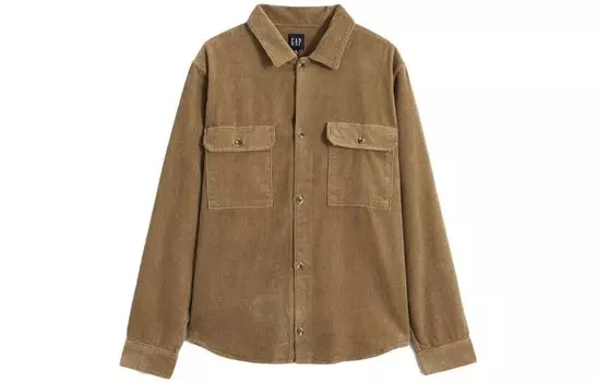 Рубашка мужская Gap, темно-зеленый