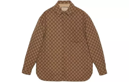 Рубашка мужская Gucci, коричневый