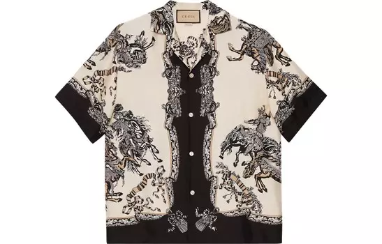 Рубашка мужская Gucci, слоновая кость