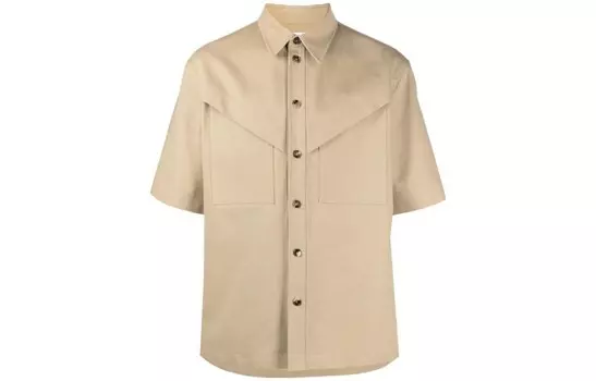 Рубашка мужская хаки Bottega Veneta, хаки