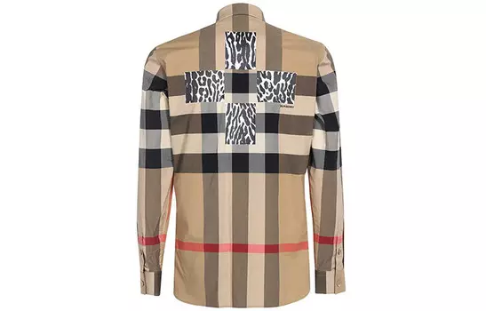 Рубашка мужская хаки Burberry, хаки