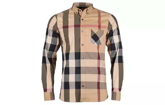 Рубашка мужская хаки Burberry, хаки