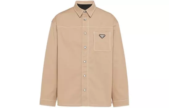 Рубашка мужская хаки Prada, хаки