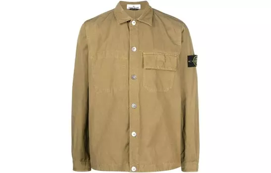 Рубашка мужская хаки Stone Island, хаки