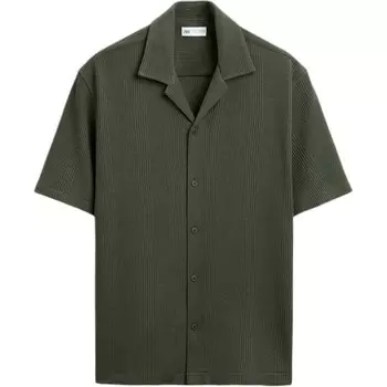 Рубашка мужская хаки Zara, хаки