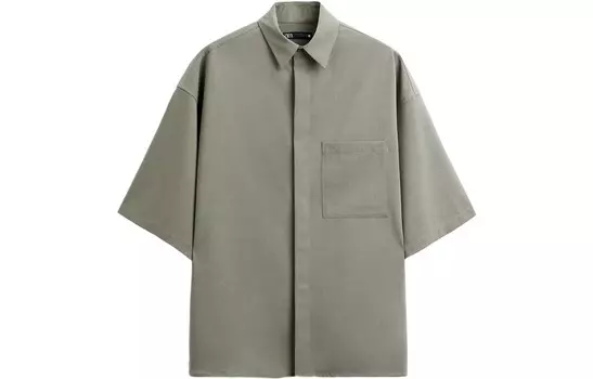 Рубашка мужская хаки Zara, хаки