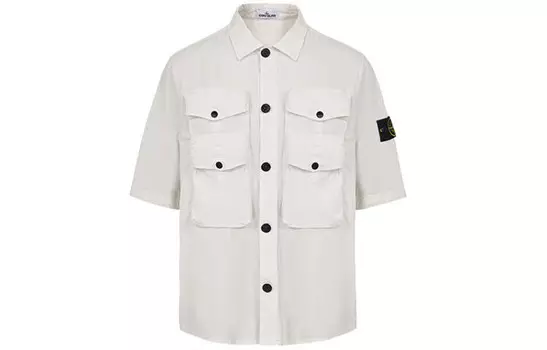 Рубашка мужская Ice White Stone Island, белый