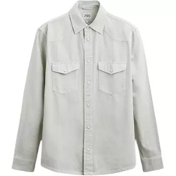 Рубашка мужская Ice White Zara, белый