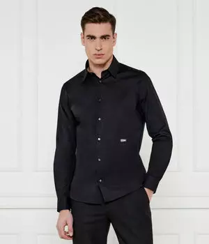 Рубашка мужская Iceberg однотонная, черный