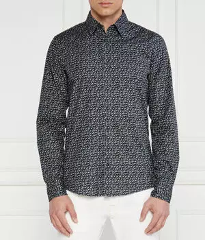 Рубашка мужская Joop! Jeans с узором, черный