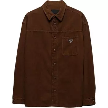 Рубашка мужская карамельная Prada, цвет Caramel