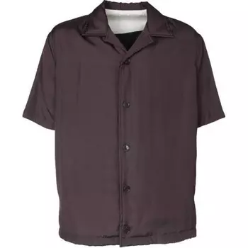 Рубашка мужская карамельно-коричневая Bottega Veneta, коричневый