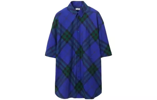 Рубашка мужская Knight Blue Burberry, синий