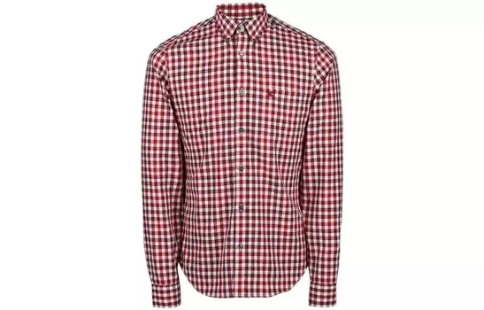 Рубашка мужская красная Burberry, красный