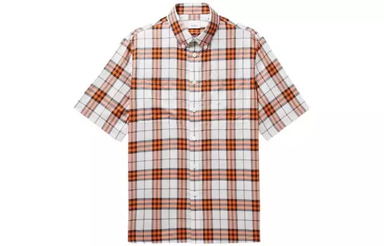 Рубашка мужская красная Burberry, красный