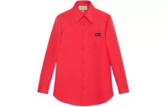 Рубашка мужская красная Gucci, красный
