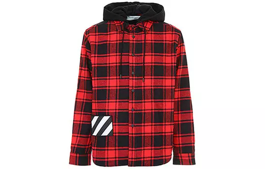 Рубашка мужская красная Off-White, красный