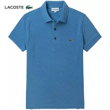 Рубашка мужская Lacoste с классическими лацканами, серый
