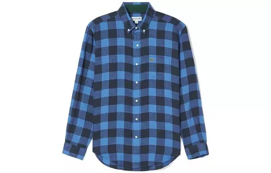 Рубашка мужская Lacoste, темно-синий