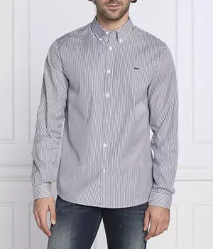 Рубашка мужская Lacoste в полоску, синий