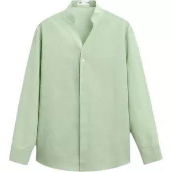Рубашка мужская лаймовая Zara, цвет Lime