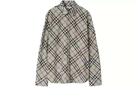 Рубашка мужская Lichen Color Burberry, цвет Lichen color