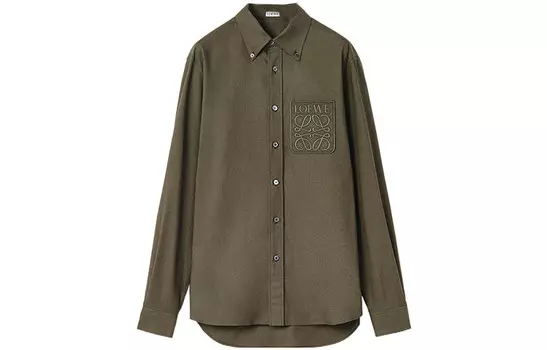 Рубашка мужская Loewe, зеленый