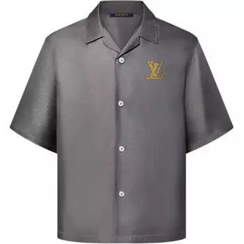 Рубашка мужская Louis Vuitton, серый