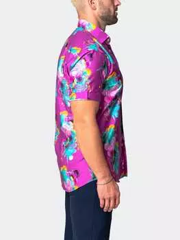 Рубашка мужская MACEOO, розовый