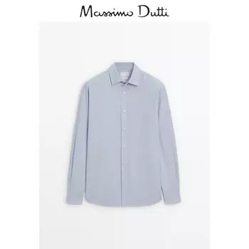 Рубашка мужская Massimo Dutti, голубой