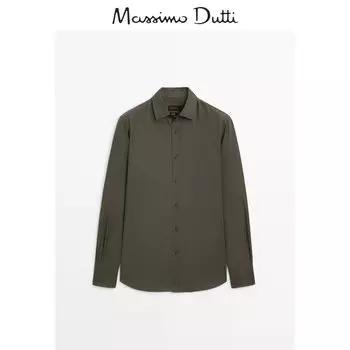 Рубашка мужская Massimo Dutti, мятно-зеленый