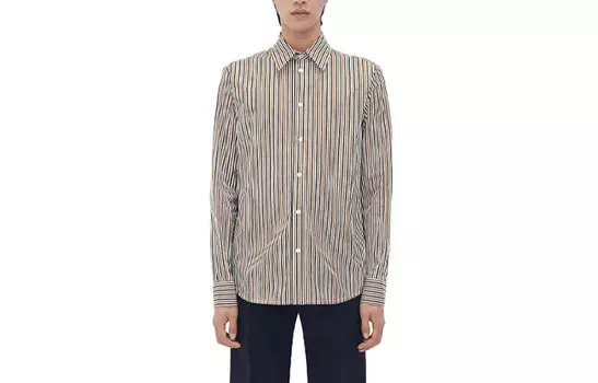 Рубашка мужская многоцветная Bottega Veneta, цвет Multicolor