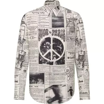 Рубашка мужская многоцветная Dior, цвет Multicolor