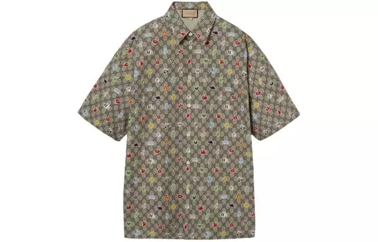 Рубашка мужская многоцветная Gucci, цвет Multicolor