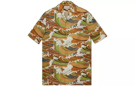 Рубашка мужская многоцветная Gucci, цвет Multicolor