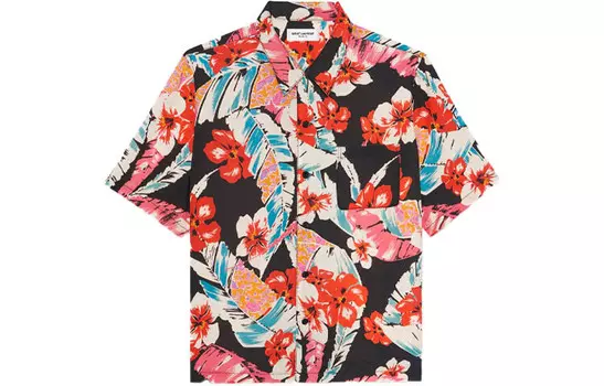 Рубашка мужская многоцветная Saint Laurent, цвет Multicolor