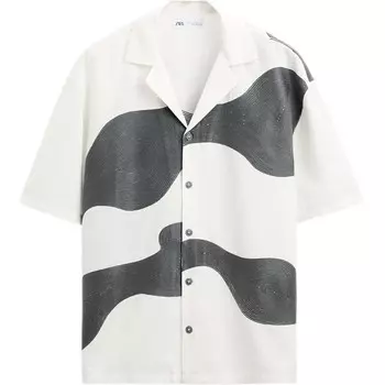 Рубашка мужская многоцветная Zara, цвет Multicolor