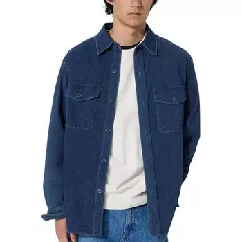 Рубашка мужская Морской синий Uniqlo, цвет Sea Blue