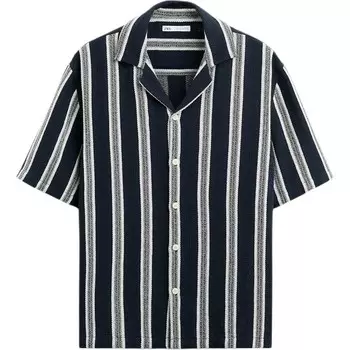 Рубашка мужская Морской синий Zara, цвет Sea Blue