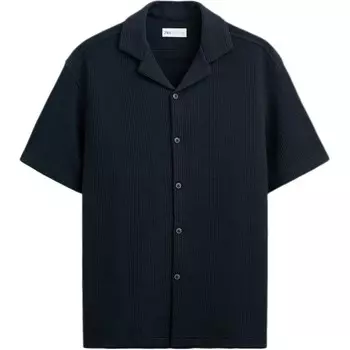 Рубашка мужская Морской синий Zara, цвет Sea Blue