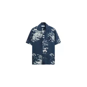 Рубашка мужская Морской синий Zara, цвет Sea Blue
