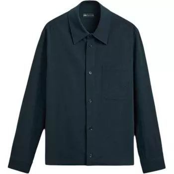 Рубашка мужская Морской синий Zara, цвет Sea Blue