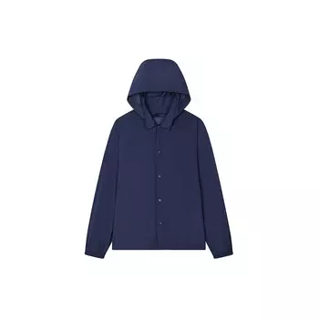 Рубашка мужская Muji с длинными рукавами, темно-синий