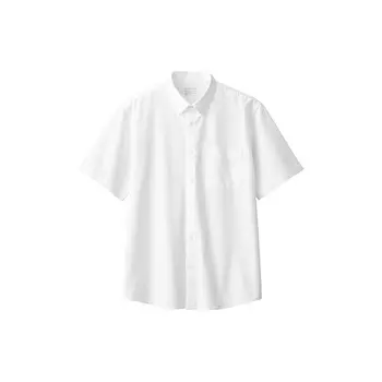 Рубашка мужская Muji с короткими рукавами, коричневый