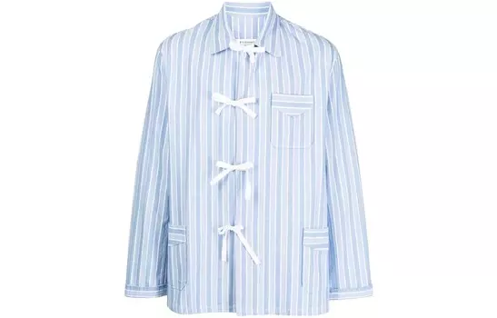 Рубашка мужская небесно-голубая Maison Margiela, голубой