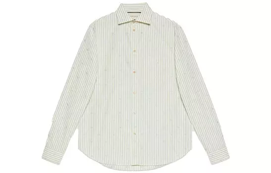 Рубашка мужская Off White Gucci, кремовый