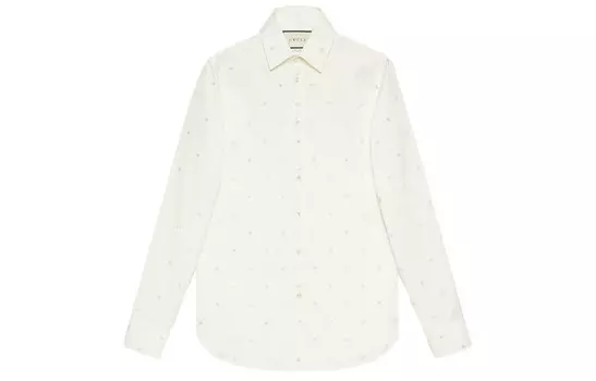 Рубашка мужская Off White Gucci, кремовый