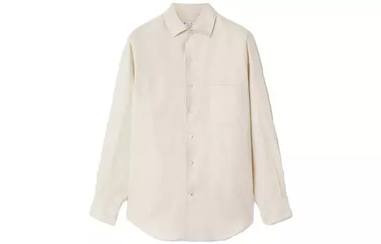 Рубашка мужская Off White Loro Piana, кремовый